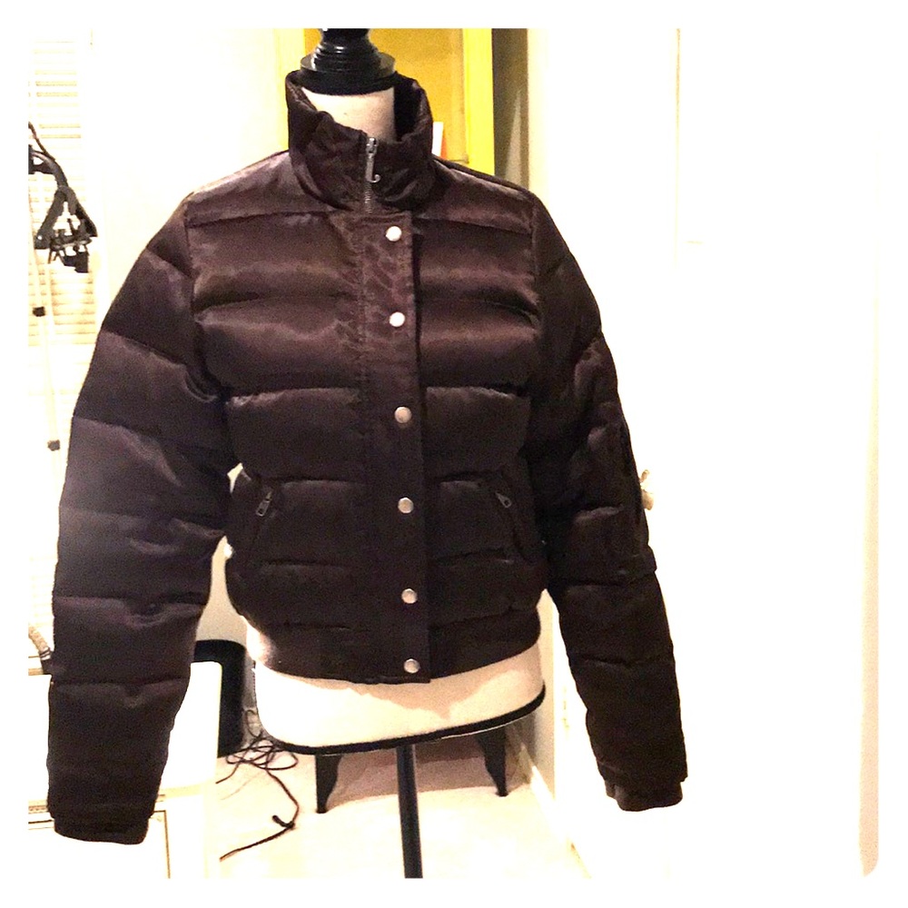 Juicy couture black short DOWN JACKET